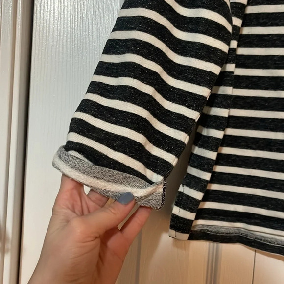 Max Studio Weekend Striped Pullover Sweatshirt Sweater - Picture 3 of 8
